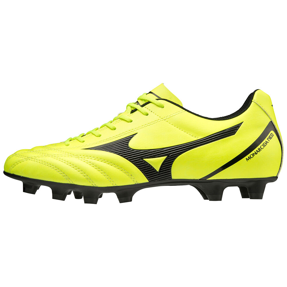 Mens Mizuno Monarcida Neo Select Soccer Cleats Yellow/Black Philippines (NJKLEF364)